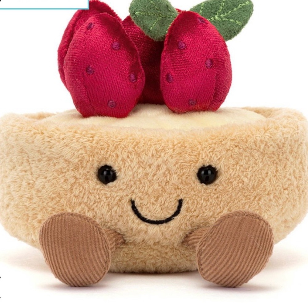 Jellycat Amuseables Fleurette Tarte Aux Fraises